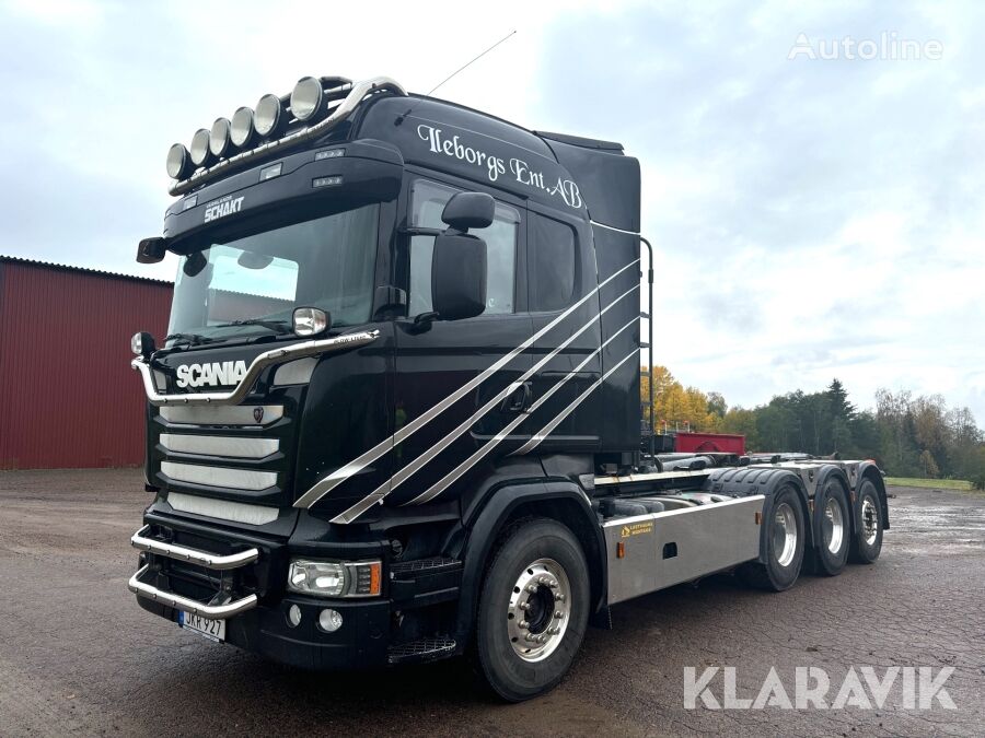 xe chở rác thùng rời Scania R490