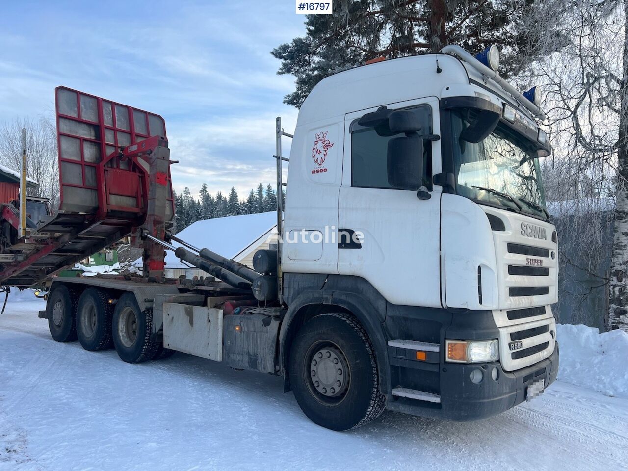 Scania R500  hook lift truck