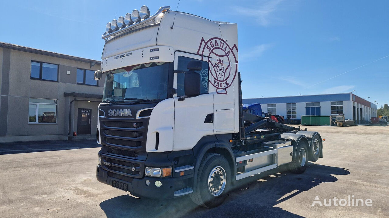 Scania R500 6X2*4 hook lift truck