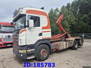 sunkvežimis su keliamuoju kabliu Scania R500 6x2 Hook lift