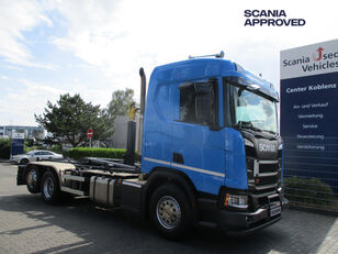 تریلی دارای بالابر قلابی Scania R500 - 6x2*4 - HOOKLIFT HYVA 20-60S - FULL AIR