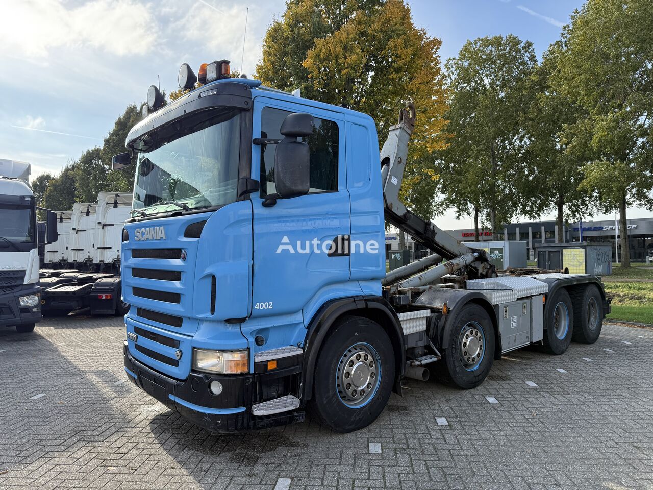 Scania R500 V8 - Hooklift - Euro 5 - 8x2 - abroll kipper 26 Ton haakarm vrachtwagen