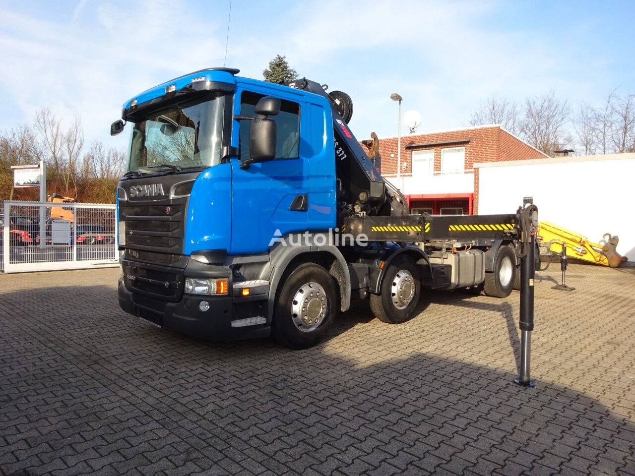 camion ampliroll Scania R580