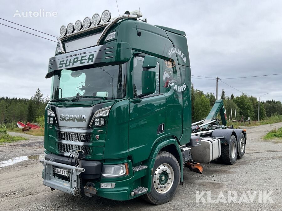 Scania R650 hook lift truck