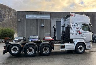 شاحنة ذات الخطاف Scania R730 *8x4 *JOAB 24t hook *AIR/AIR *RETARDER *EURO 6