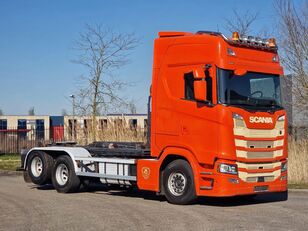 крюковой мультилифт Scania S500 6x2 | 25 ton haakarm | vollucht geveerd | full air |