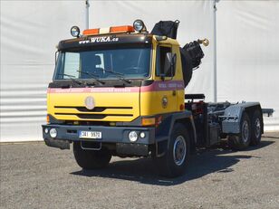 تریلی دارای بالابر قلابی Tatra 815 6x6 hákový nosič + HR Hiab