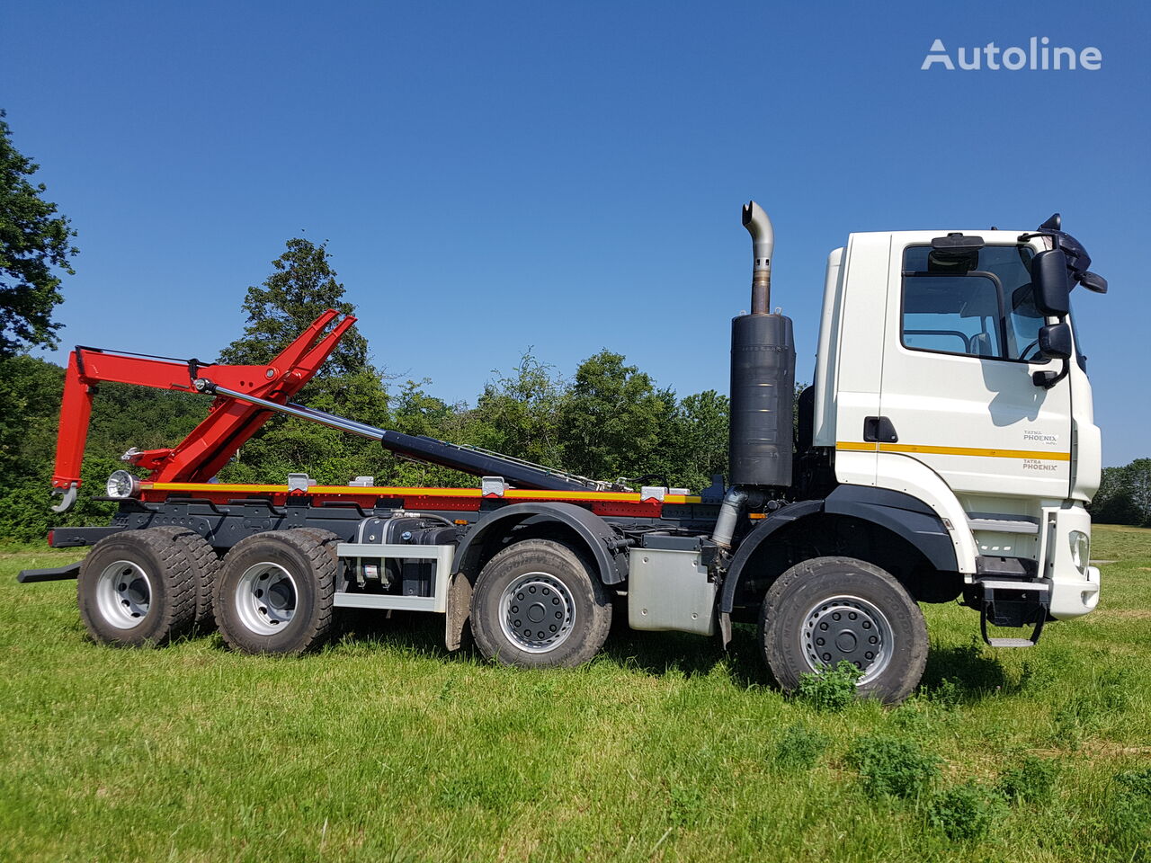 camion ampliroll Tatra T 158