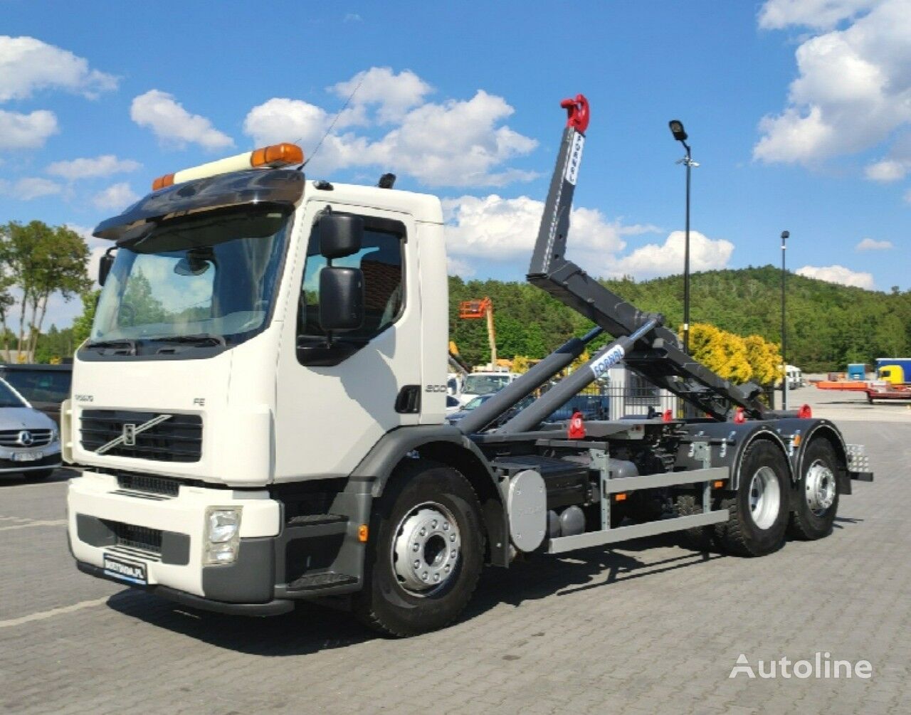 камион рол кипер Volvo FE 26.300 Hakowiec Napęd 6x2 Oś Skrętna