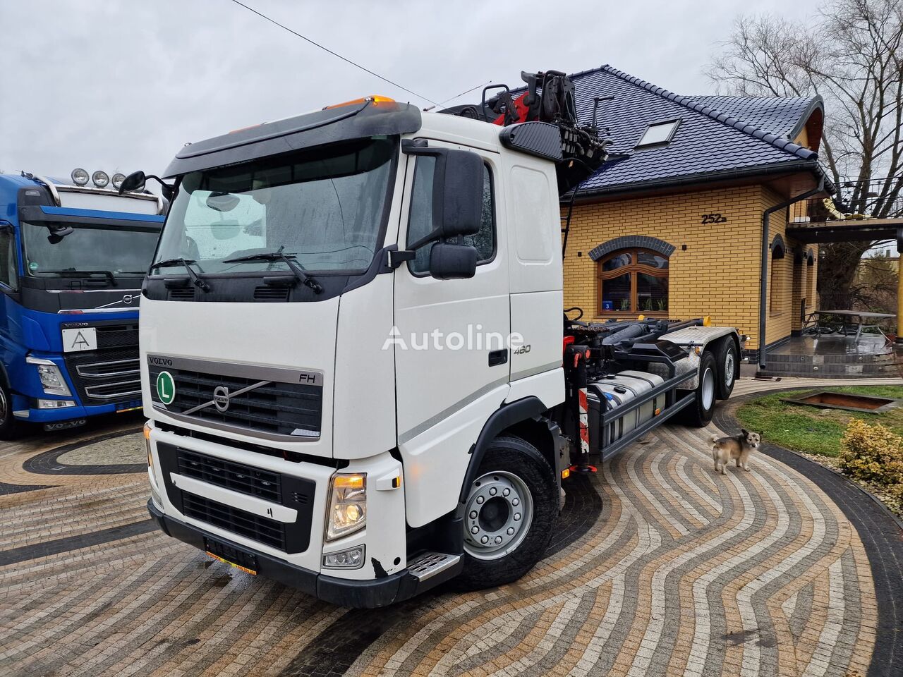 Volvo FH 13 hook lift truck