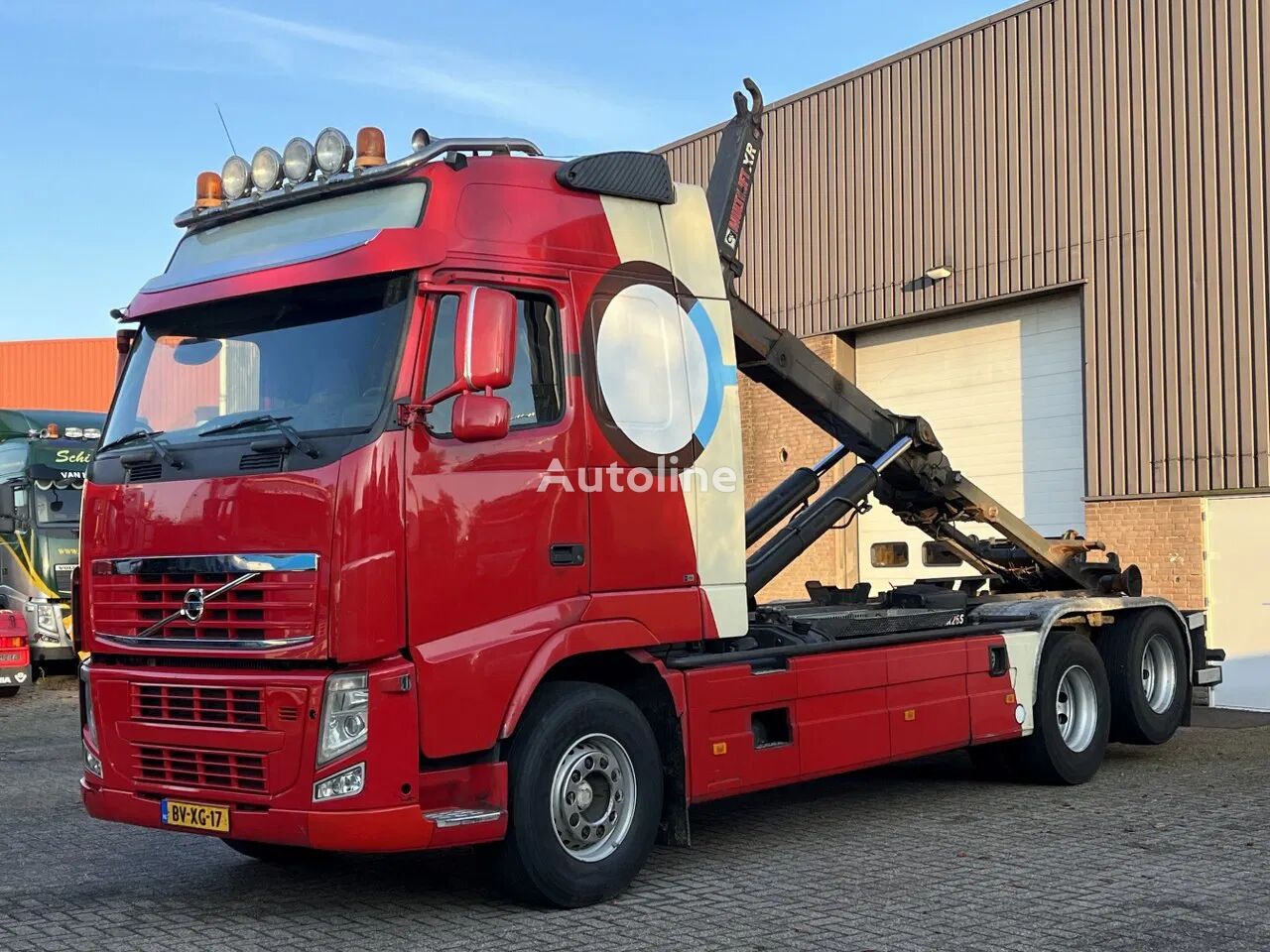 крюковой мультилифт Volvo FH 440 / Euro5 / 6x2 / Hiab hooklift 26 ton / NL Truck