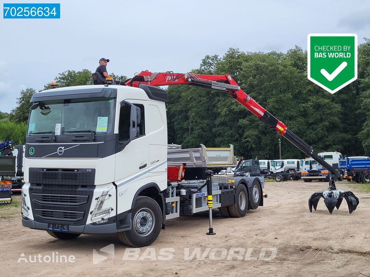 novi Volvo FH 500 6X2 PENZ 15Z9.50E Crane Hyva 20T HOOK Euro 6 kamion rol kiper