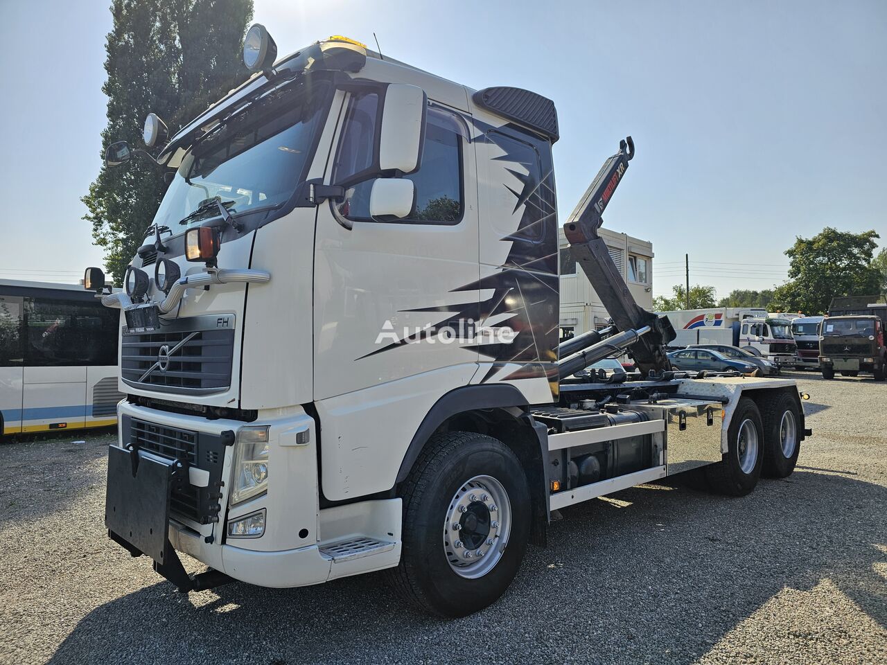 камион рол кипер Volvo FH 500 6X4 HIAB Multilift XR20SL53 20tons