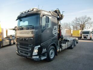 Volvo FH 500 6x2, Schrottkran, Waage, E6, Liftachse Abrollkipper