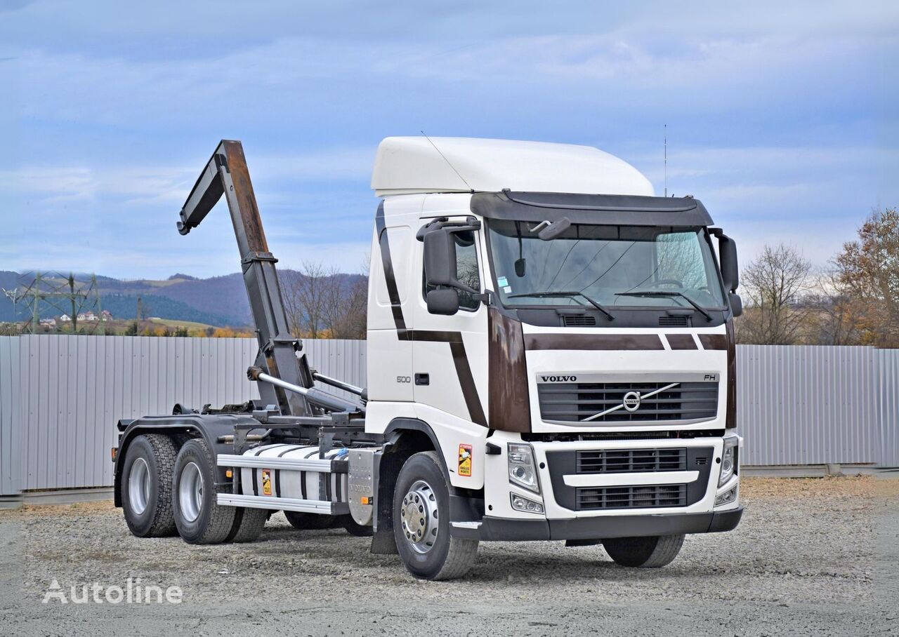 Volvo FH 500 * Abrollkipper * TOPZUSTAND / 6x4 hook lift truck