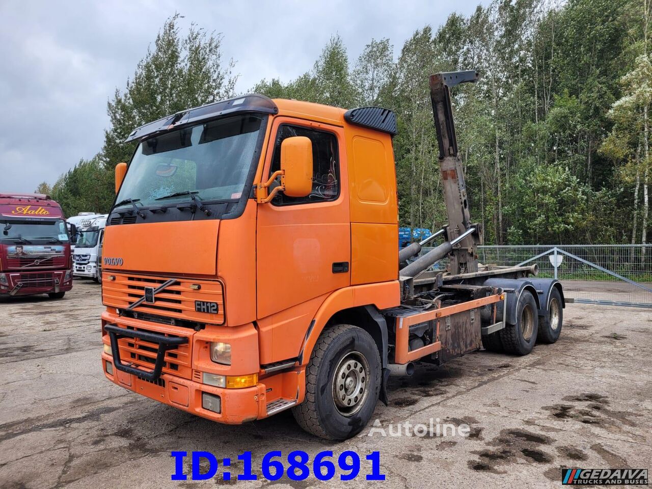 hákový nosič kontejnerů Volvo FH12 380HP 6x2 10tyre Hook Tipper