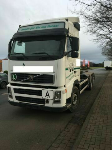 camion ampliroll Volvo FH12-420 G.Haus 2xBett Klima Schaltgetriebe Reta