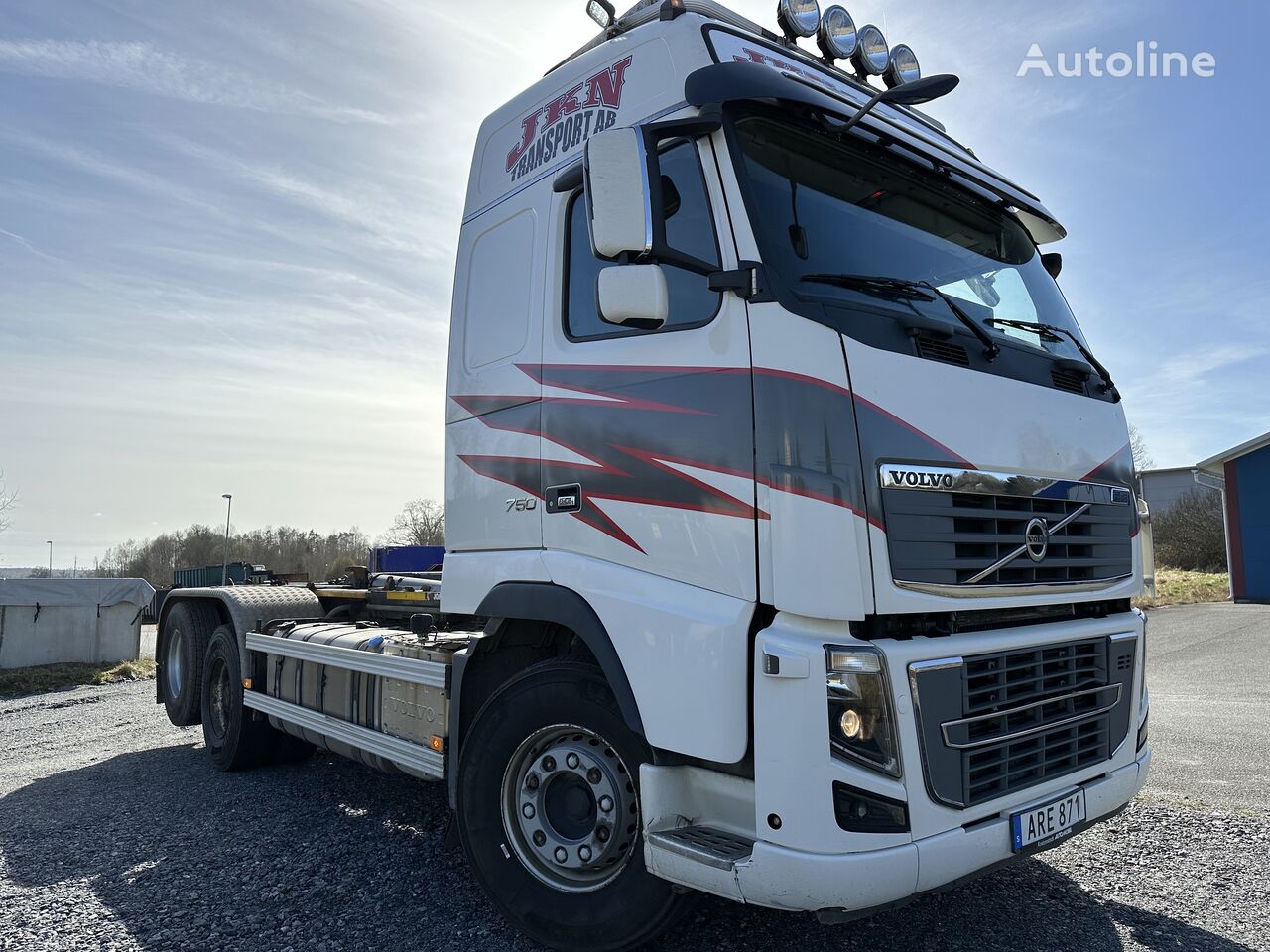 Volvo FH16 750 hook lift truck