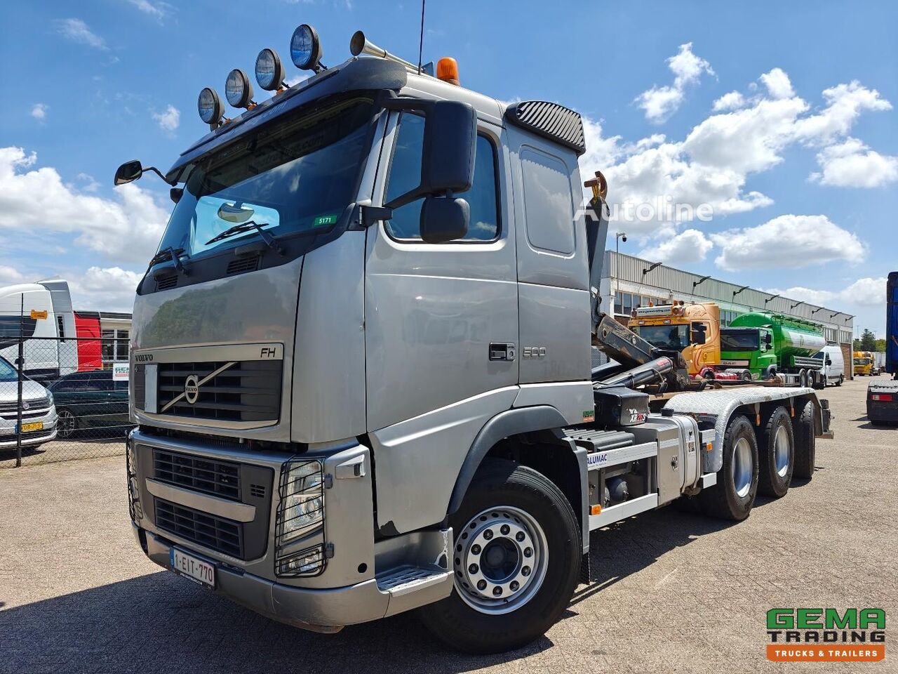 Крюковой мультилифт Volvo FH500 8x4/4 Sleeper Cab Euro5 - Hiab 26T Hook Arm System - VangM - Autoline
