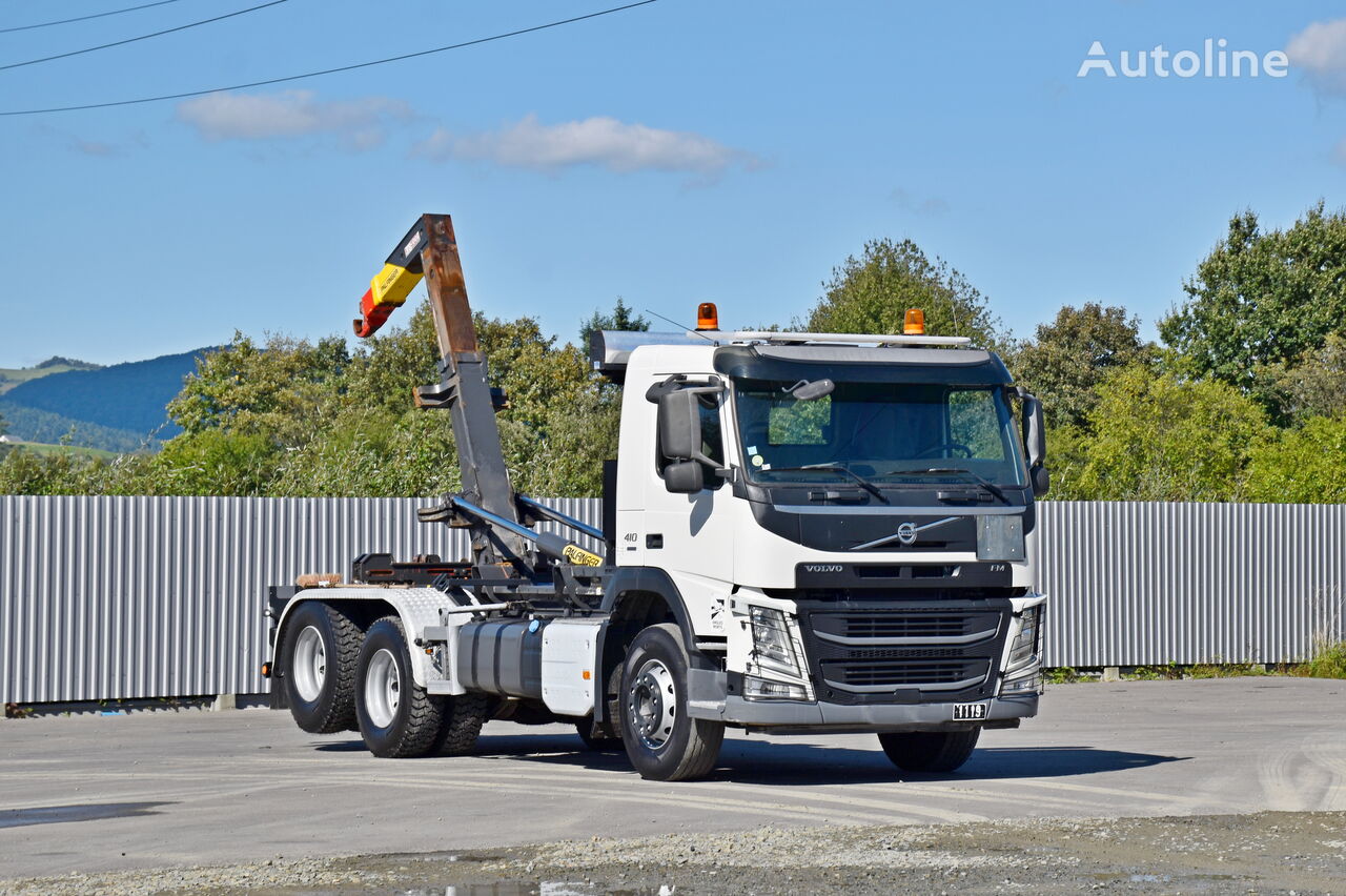 Volvo  FM 410 * Abrollkipper * TOPZUSTAND / 6x4 haakarm vrachtwagen - Autoline