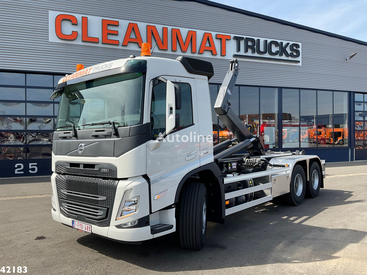 Volvo FM 430 6x4 VDL 21 ton's haakarmsysteem + Hefbare achteras koukkulava