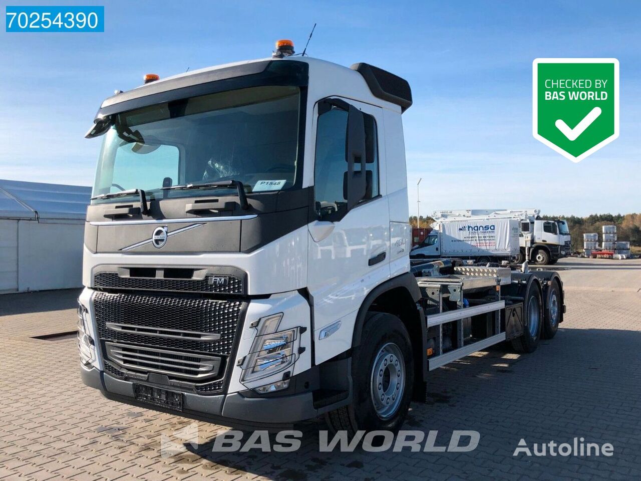 camion ampliroll Volvo FM 460 6X2 HYVA 20-60 HOOK euro 6 Automatic Liftachse neuf