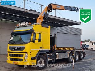 camion cu cârlig Volvo FM 460 8X2 EFFER 225/3S Kran Crane + VDL Hooklift Lift-Lenkachse