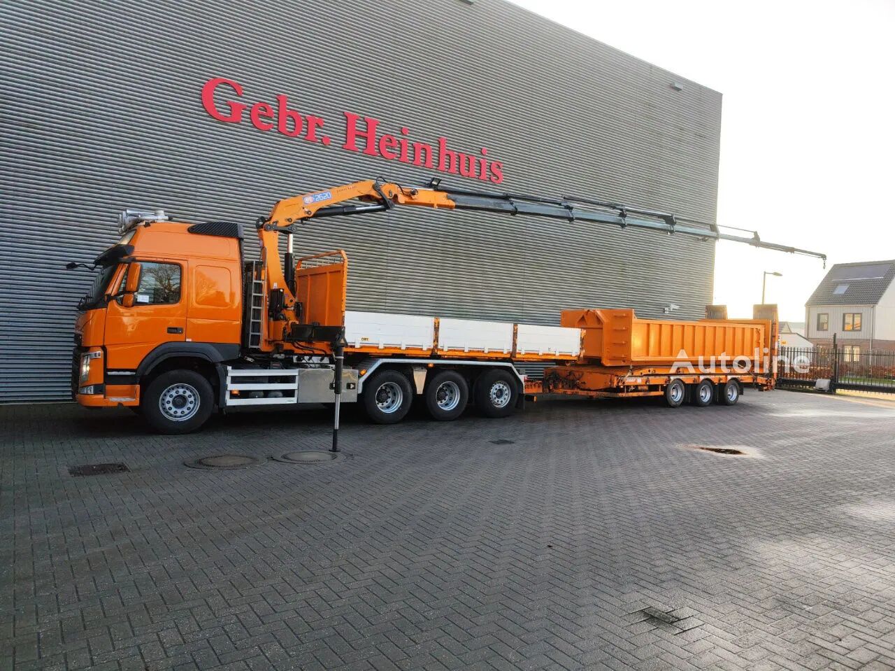 Volvo FM 500 8x4 Tridem Multilift XR20ZL HMF 2620 K8 + MAC DL3 Abrollkipper - Autoline