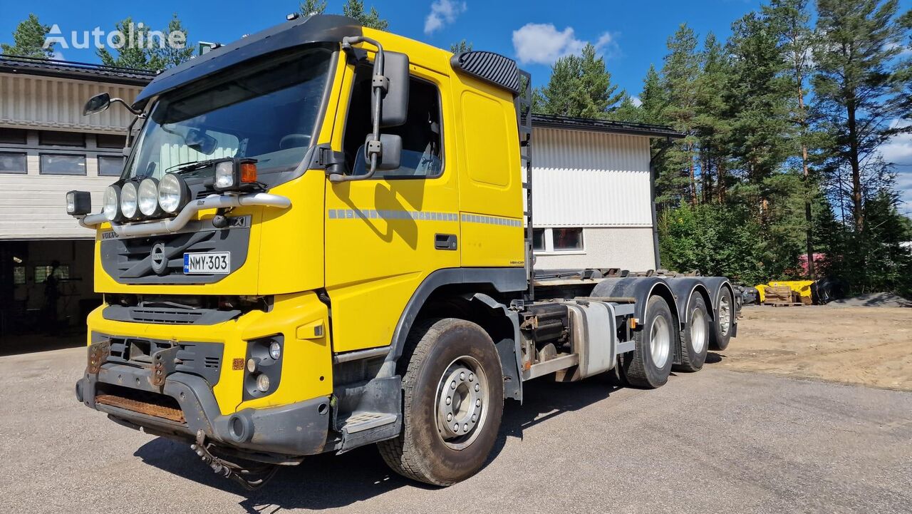 Volvo FMX 13 460 8×4 Hiab koukkulaite, auraus hydraul camión con gancho