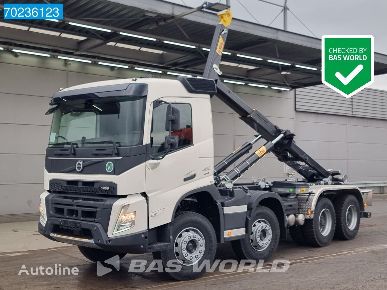 hook lift Volvo FMX 460 8X4 NEW! HYVA 26-55-S Euro 6 baru