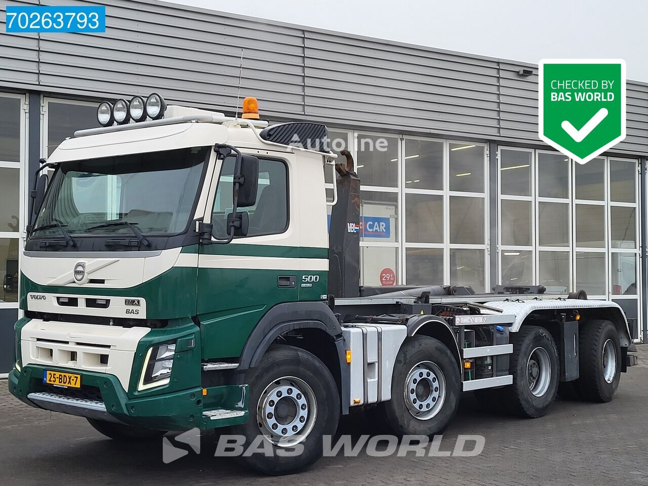 камион мултилифт с кука Volvo FMX 500 8X4 NL-Truck VDL S-30-6400 Big-Axle Euro 6