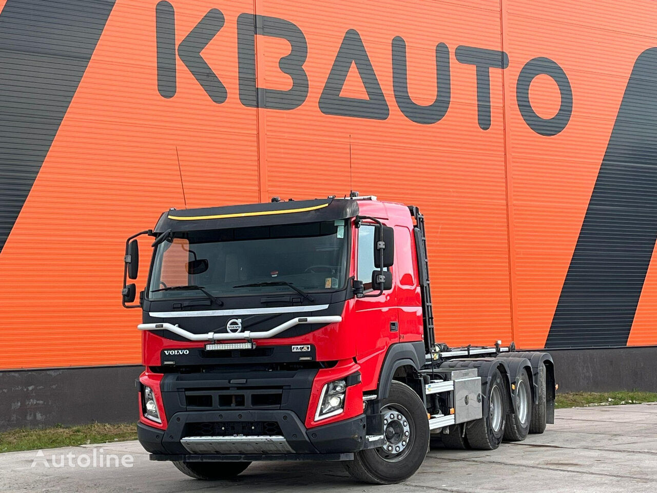 sunkvežimis su keliamuoju kabliu Volvo FMX 500 8x4*4 JOAB L 24 ton / L=5750 mm