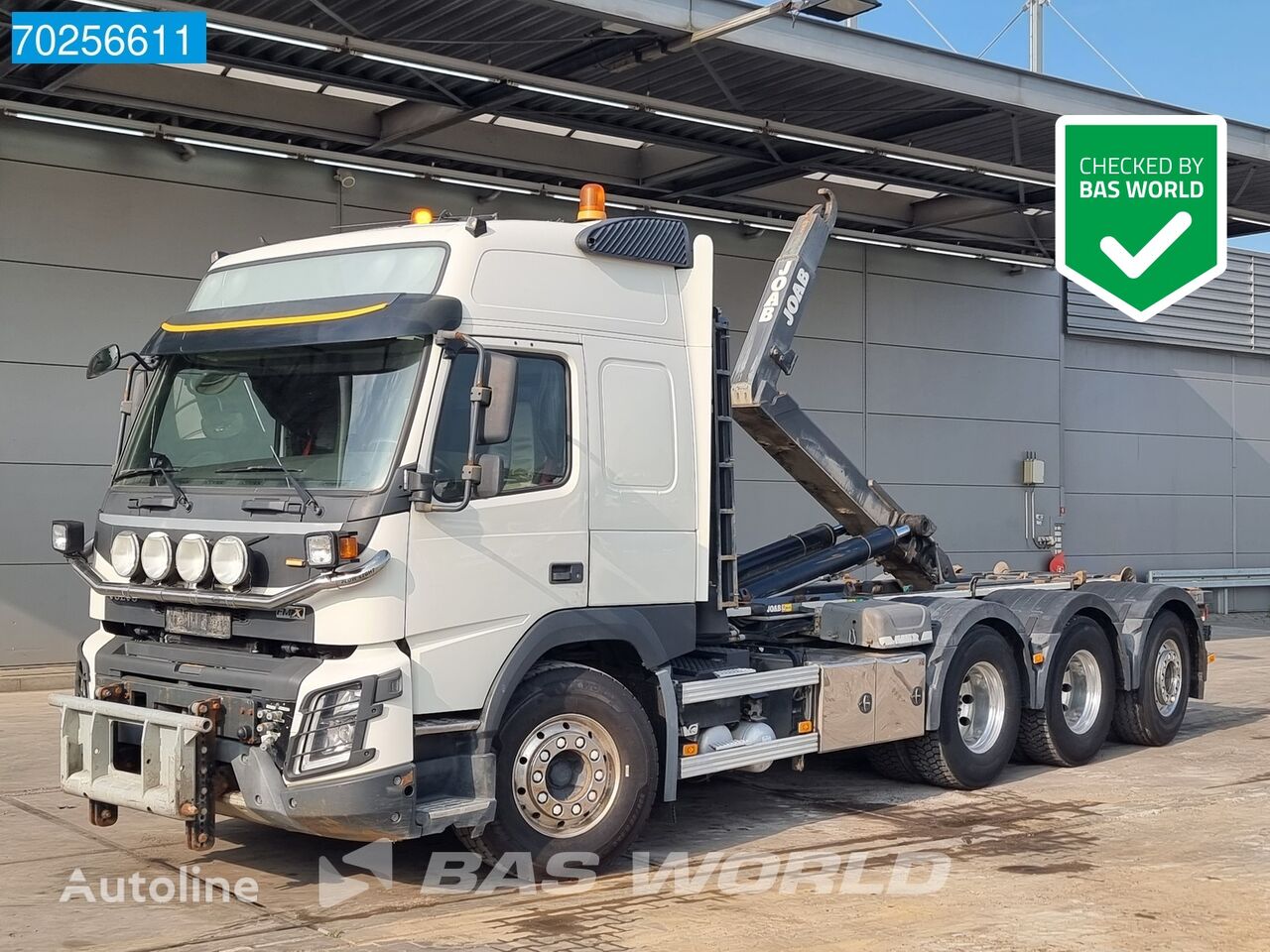 hákový nosič kontejnerů Volvo FMX 540 8X4 VEB+ Globetrotter Lift+Lenkachse