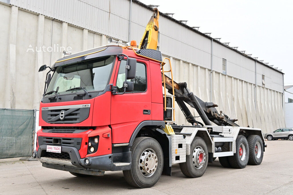 Volvo FMX460 E5 VEB 8x4 Blatt Blatt AHK Kamera hook lift truck - Autoline