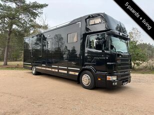 camion transport cai Scania 5-paards paardenvrachtwagen Roelofsen LIVING 18T