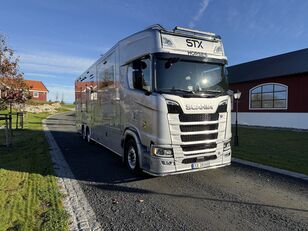 کامیون حمل اسب Scania STX 770 + تریلر حمل اسب