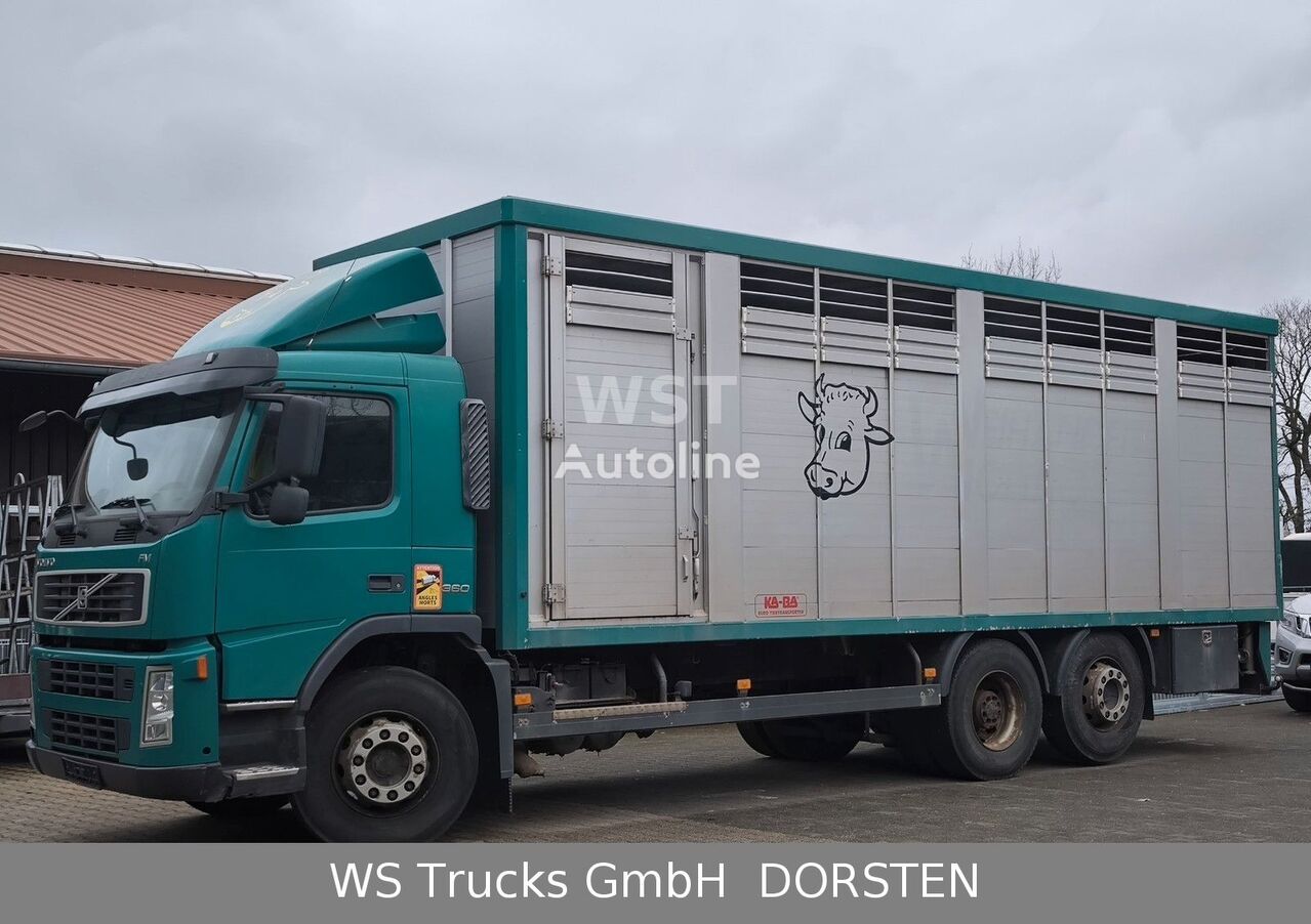 마필 운반 트럭 Volvo FM 360 mit KABA Einstock 7,50 m Vollalu