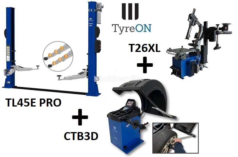 new TyreON TL45E 2 post car lift