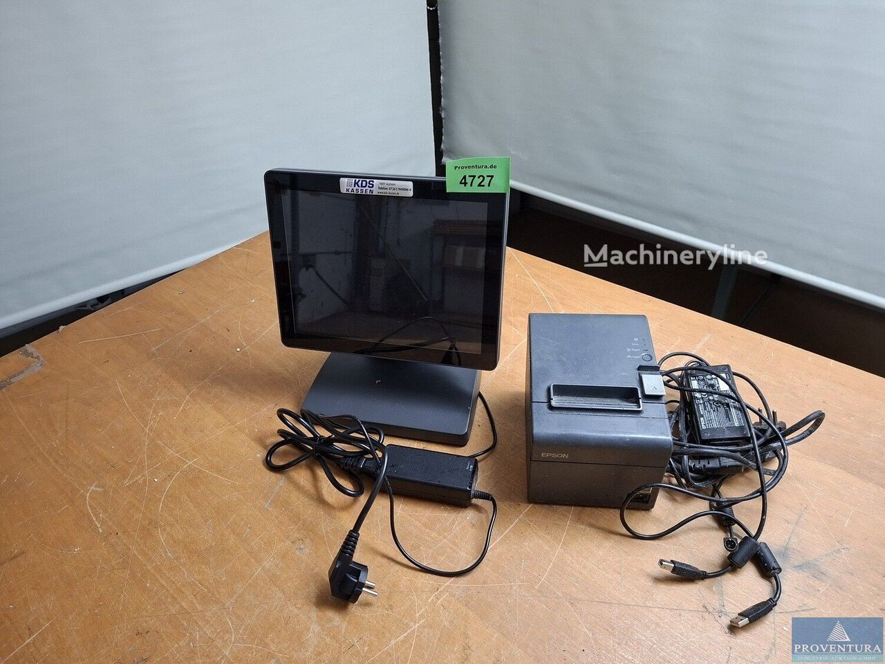 معدة نقاط البيع PC-System aus ehemaligen Kassenarbeitsplatz ZBM ZQ-T9120 - Machineryline
