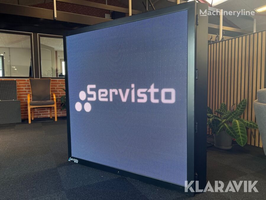 equipamento publicitário Udendørs LED facdeskærm Servisto