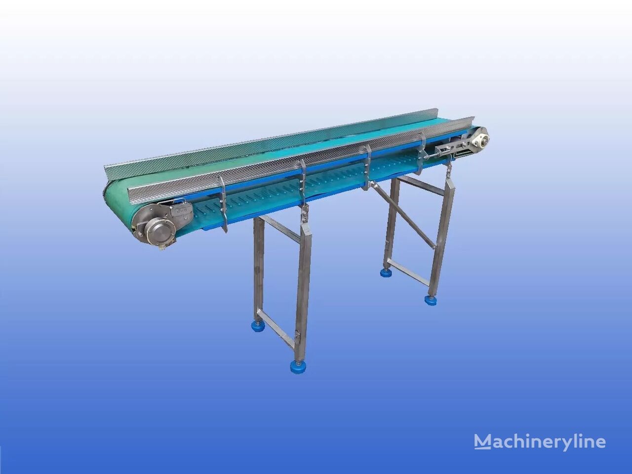 new Rolleon Förderband-Transportband gebraucht 30 cm (Länge 2.05 m.) belt conveyor