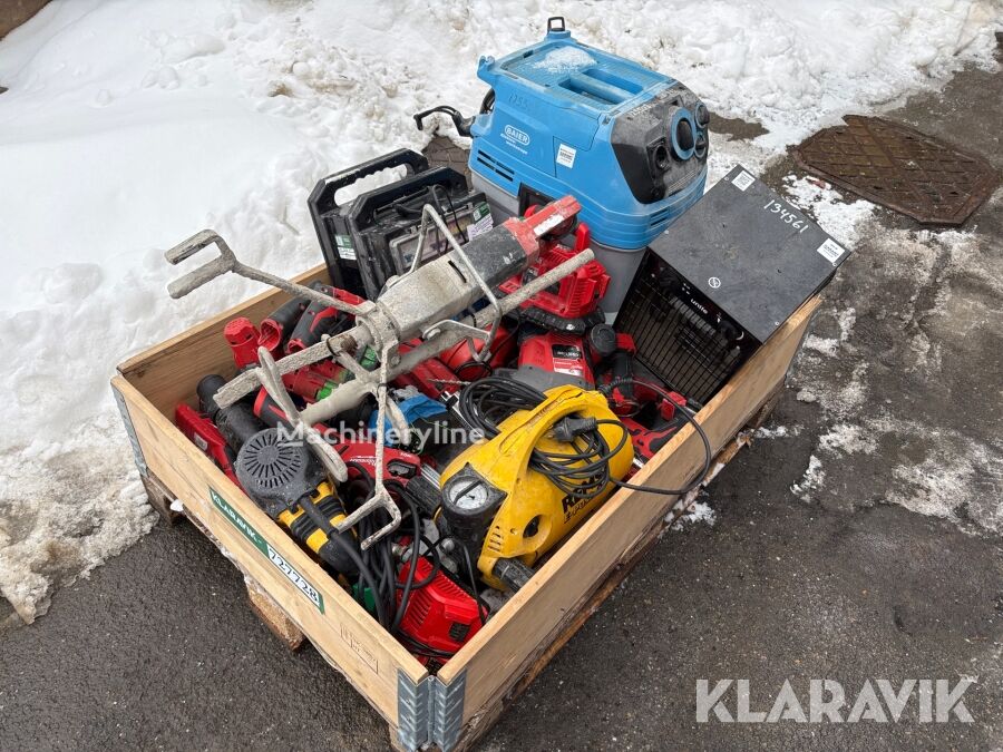 Diagnostikos įranga Assorteret håndværktøj og støvsuger - 1 palle - Machineryline