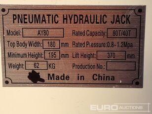 80 Ton Pneumatic Jack autokrik te koop - Foto 23 | Machineryline NL Nieuw 80 Ton Pneumatic Jack autokrik | Foto 23 - Machineryline