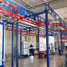 uus kettkonveier Vogamakina Horizontal automatic powder coating lines