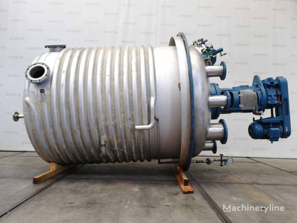 مفاعل كيميائي 6300 ltr - Stainless Steel Reactor