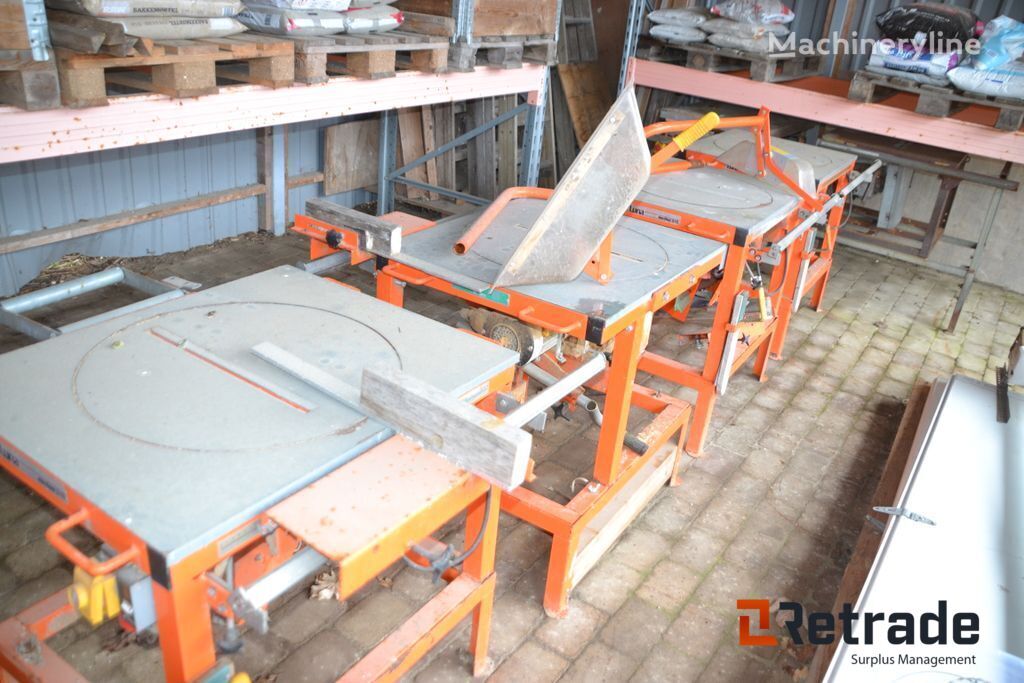 Bord rund save Ernex model 840//835+2 stk. dewalt /  Table circu circular saw