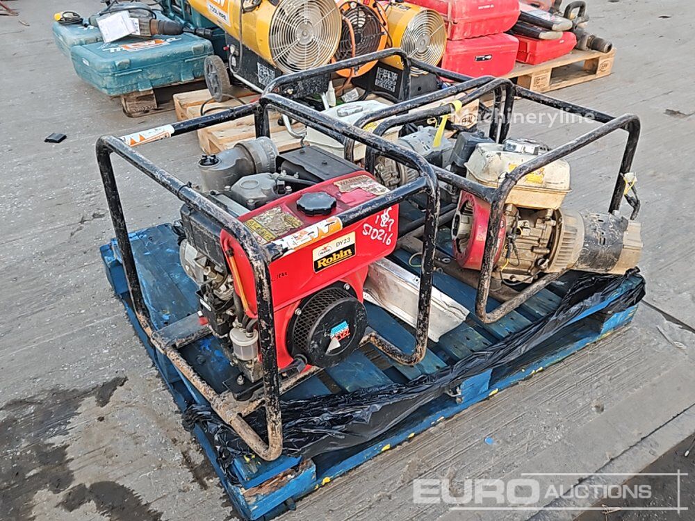 مولد كهربائي يعمل بالديزل 5kVA Generator, Honda Engine (2 of) (Spares), 3 " Diesel Water P - Machineryline