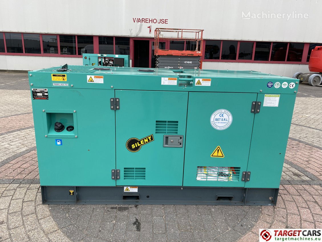 new Ashita AG3-75I DIESEL 75KVA 3-PHASE 400/230V GENERATOR 2022 A2212061 NE diesel generator