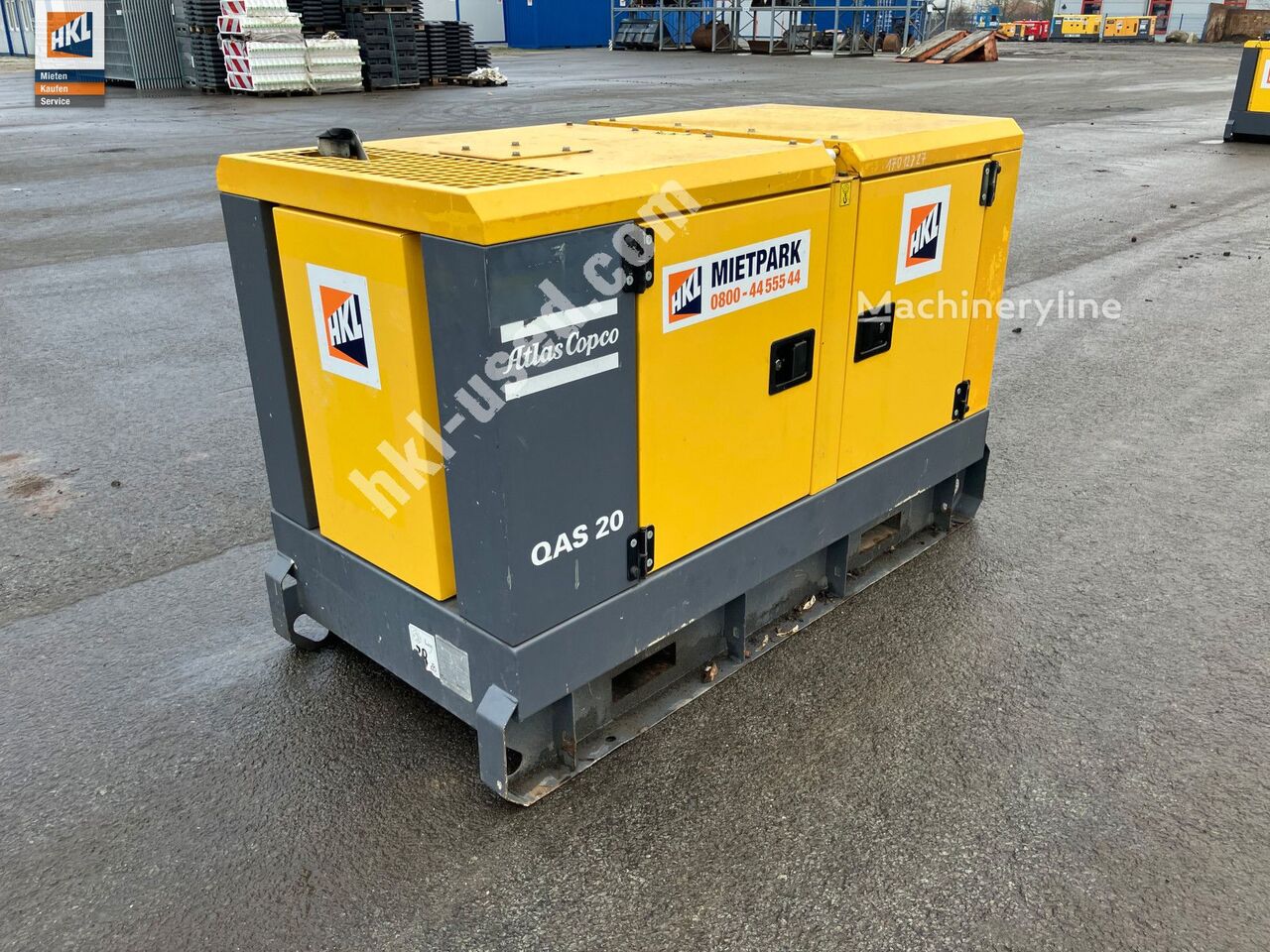 Atlas Copco QAS 20 KDS generador de diésel