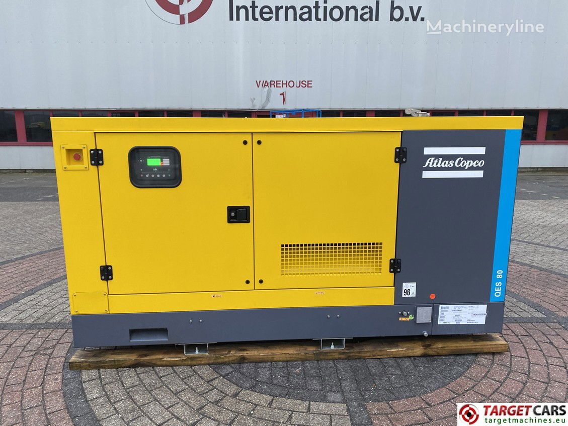 new Atlas Copco QES80 DIESEL 90KVA 3-PHASE 400/230V GENERATOR 2023 WUP501427 NEW diesel generator